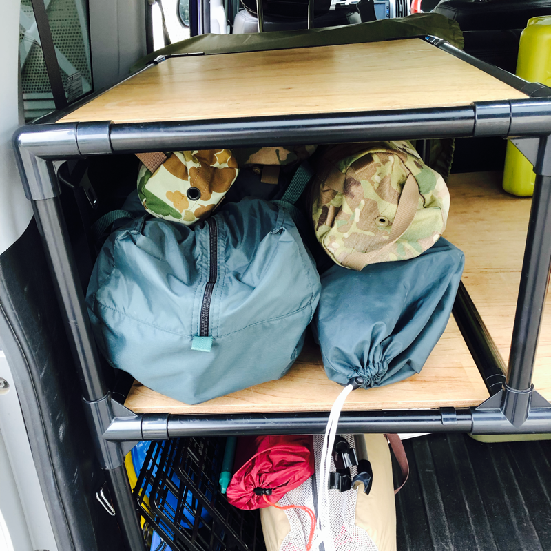 キャンプ荷物の積載をもっと楽にしたい 車の荷室改良で時短 お外遊び Com